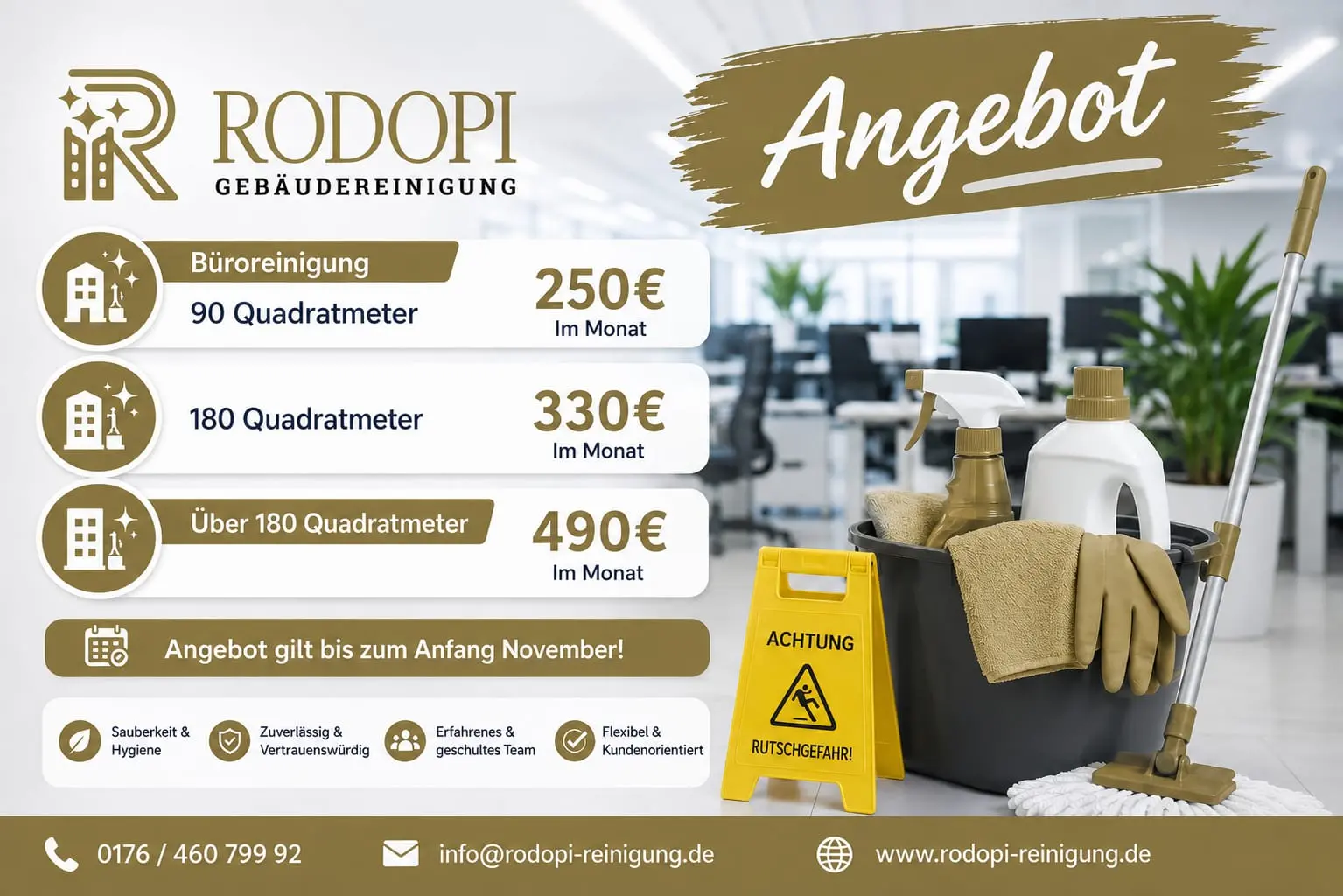 Rodopi Reinigung Angebot
